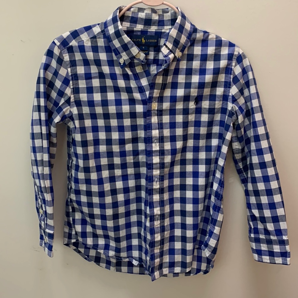 Boys polo button down size 6
